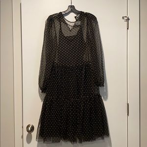 Polka dot tulle dress